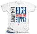 Retro 3 True Blue Never Get High Shirt