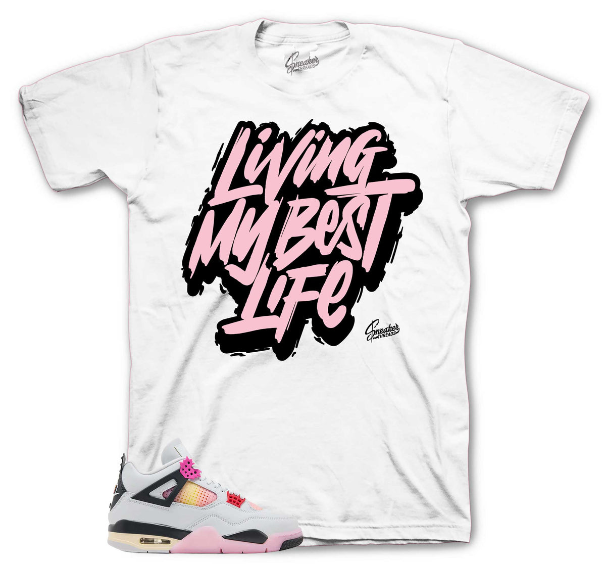 Retro 4 Comic Living My Best Life Shirt