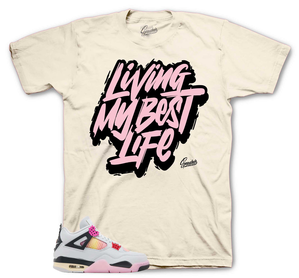 Retro 4 Comic Living My Best Life Shirt