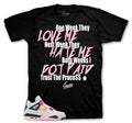 Retro 4 Comic Trust The Process Shirt