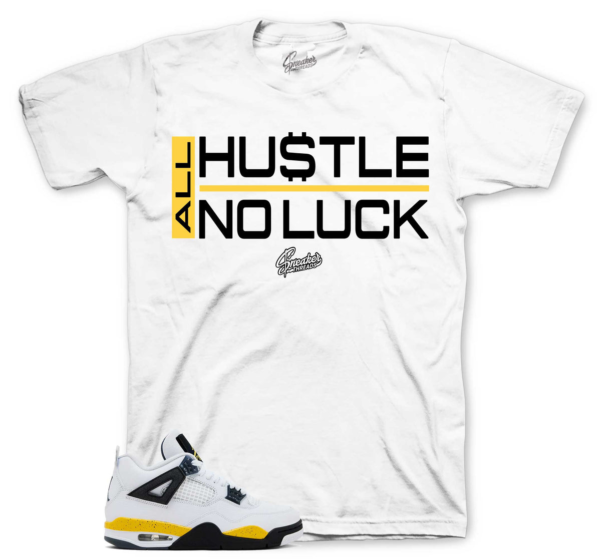 Retro 4 Tour Yellow All Hustle Shirt