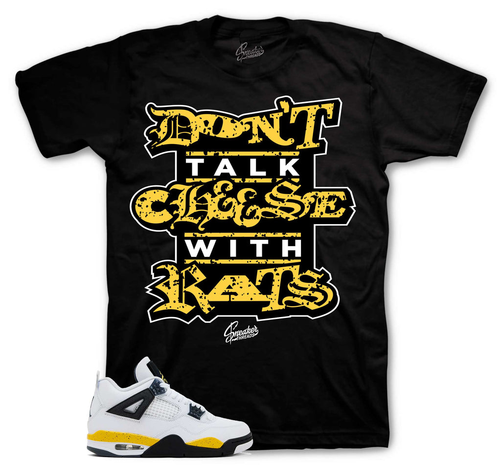 Retro 4 Tour Yellow Don't Talk Cheese Shirt