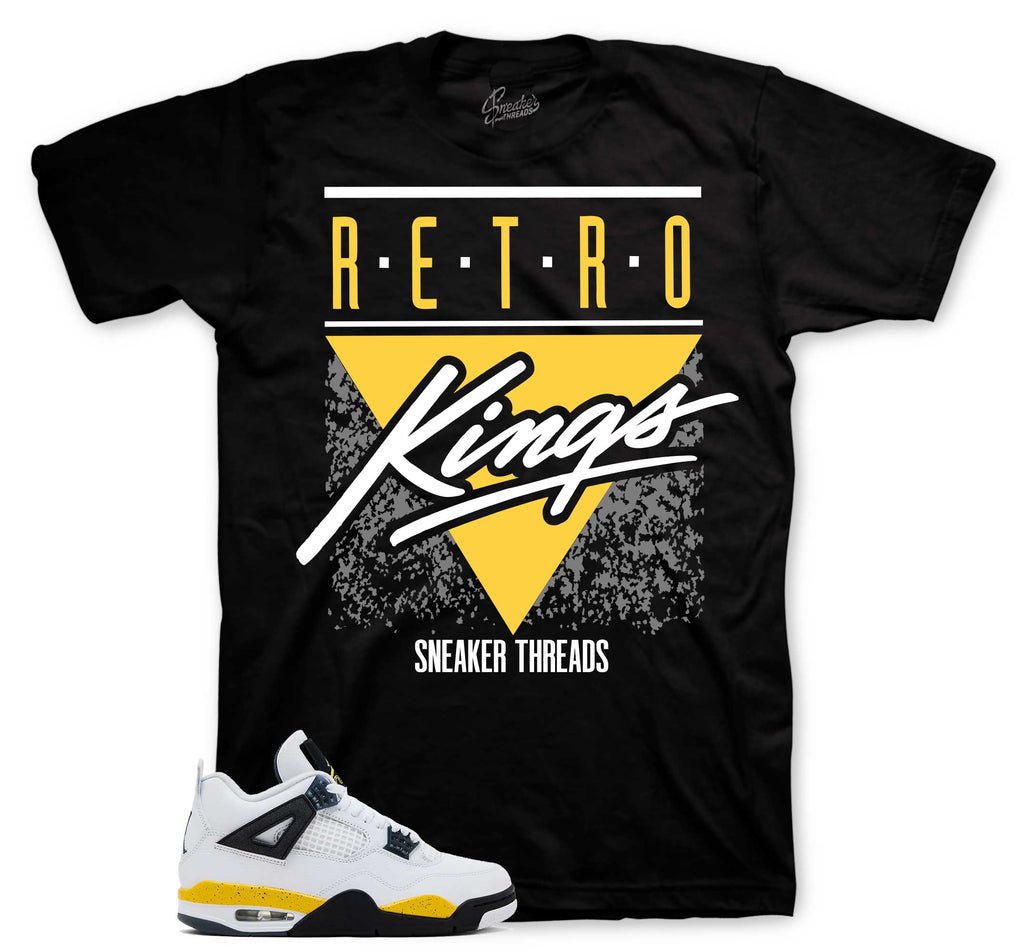 Retro 4 Tour Yellow Retro Kings Shirt
