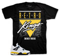 Retro 4 Tour Yellow Retro Kings Shirt