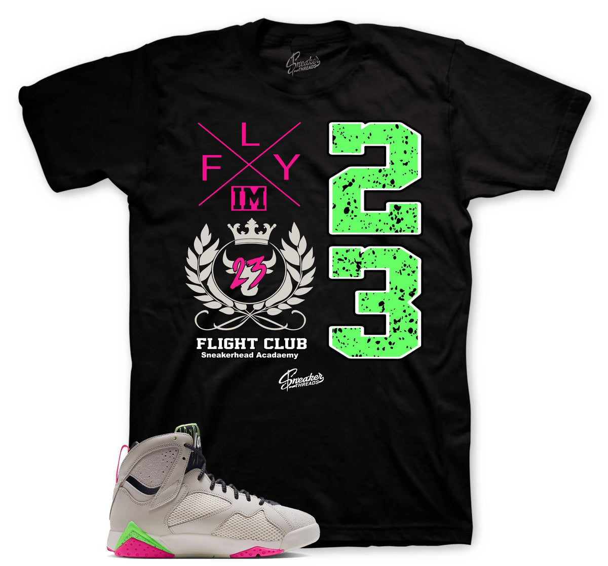 Retro 7 Tennis Day Flight Crest Shirt