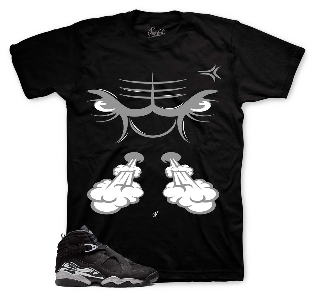 Retro 8 Chrome Raging Face Shirt