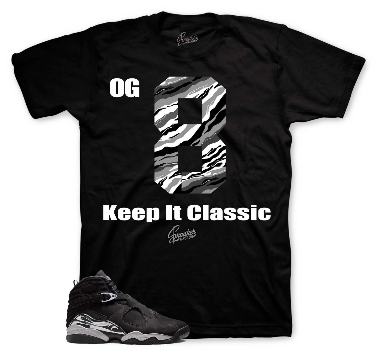 Retro 8 Chrome Keep It Classic Shirt