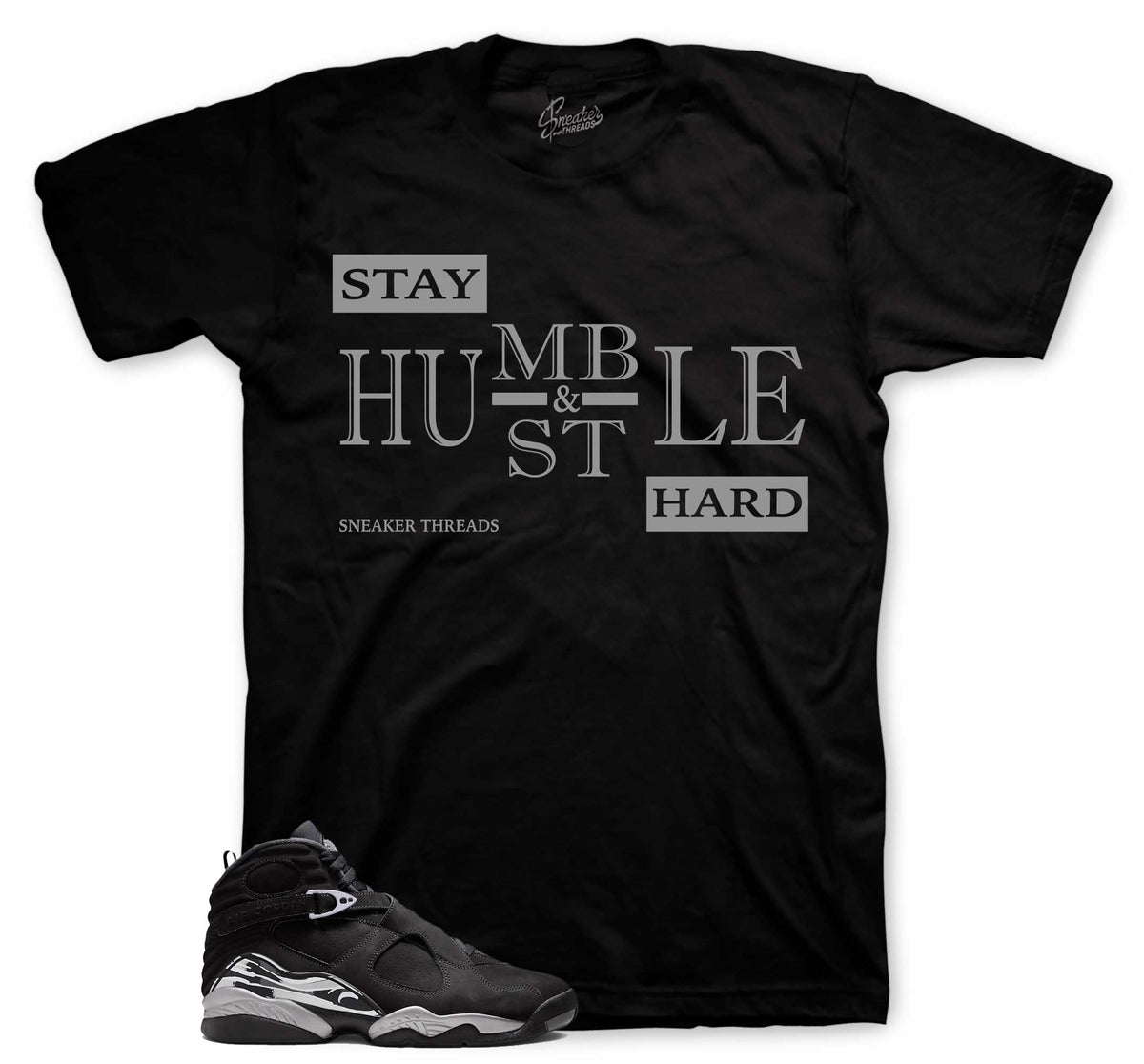 Retro 8 Chrome Stay Humble Shirt