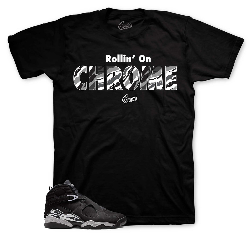 Retro 8 Chrome Logo Shirt