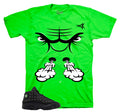 Retro 13 Wings Raging Face Shirt