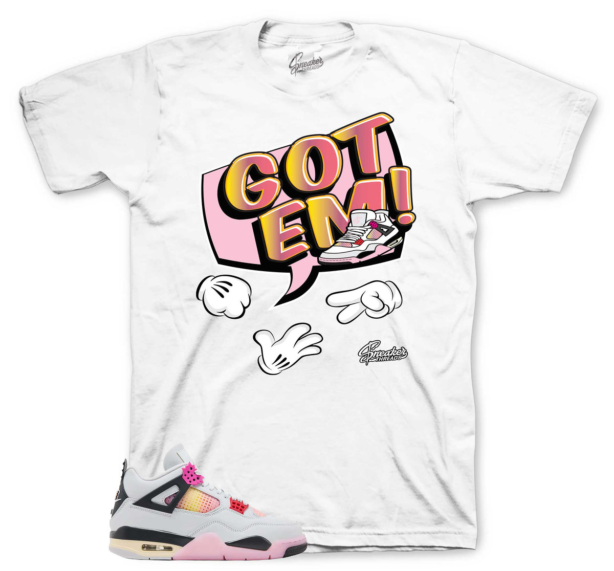 Retro 4 Comic Rock Paper Scissors Shirt