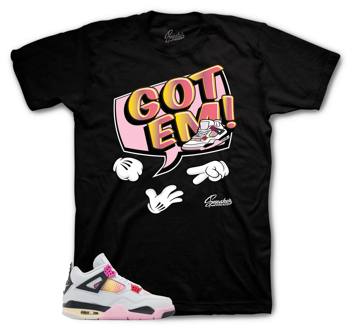 Retro 4 Comic Rock Paper Scissors Shirt
