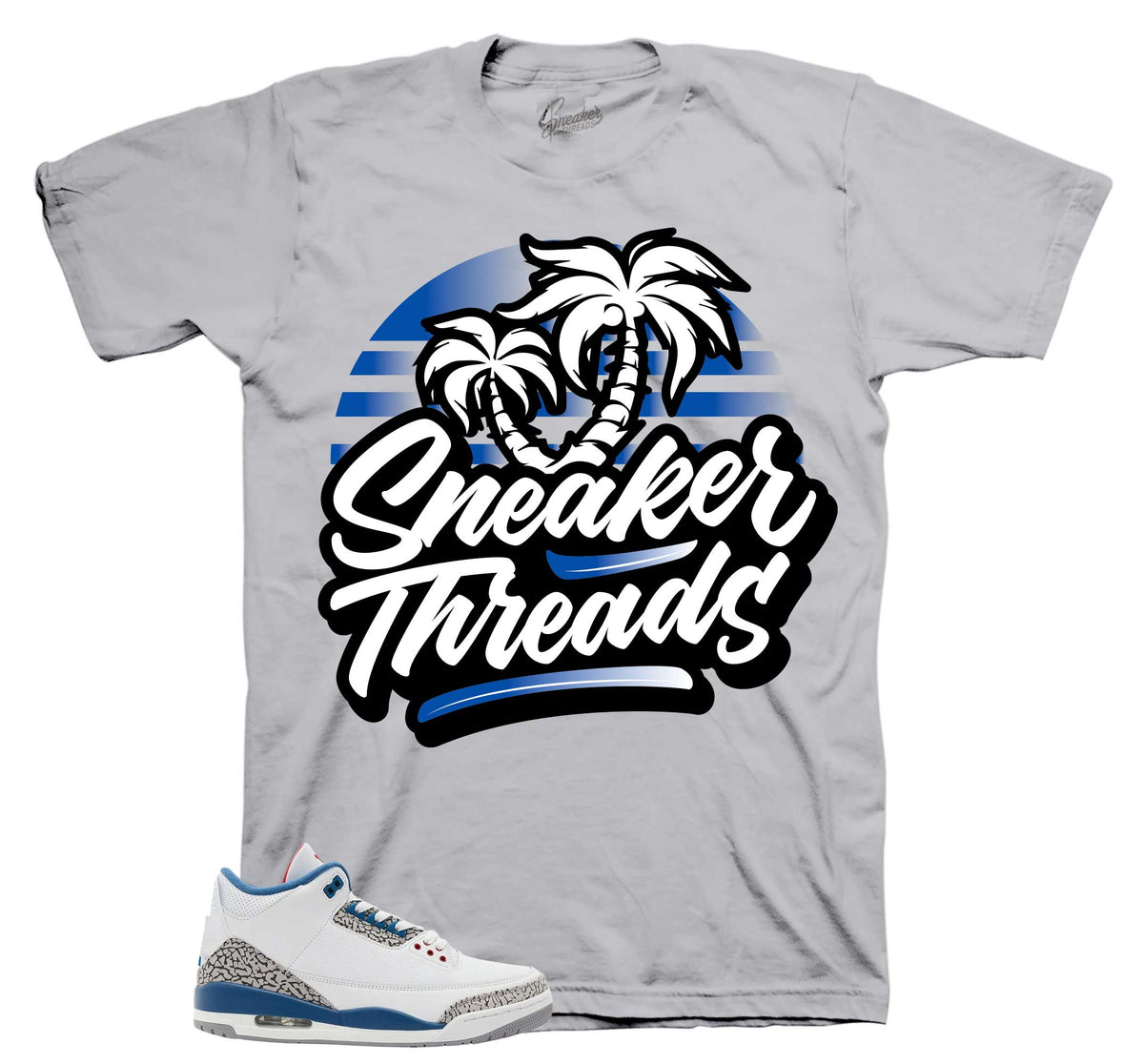 Retro 3 True Blue ST Palms Shirt
