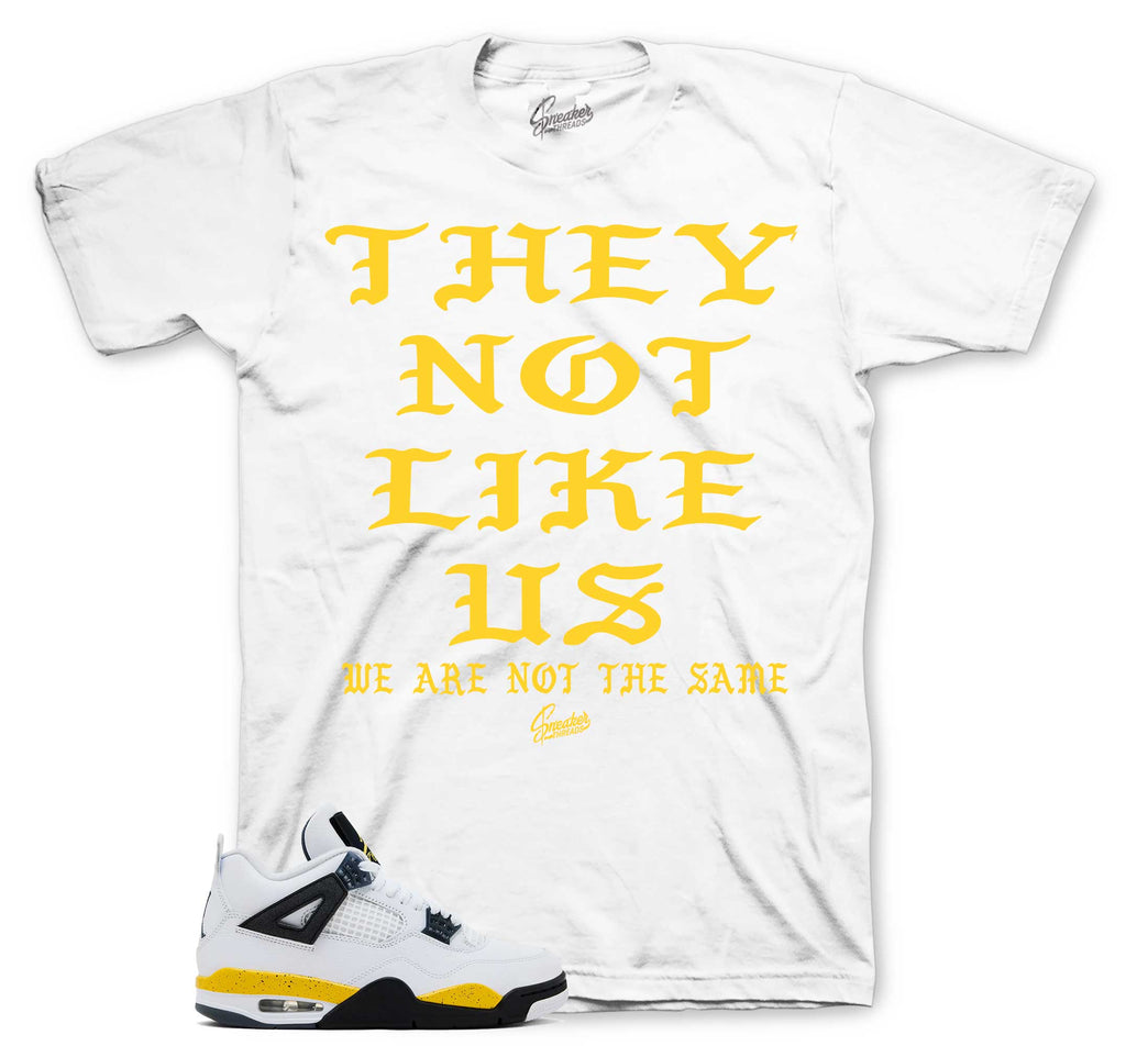 Retro 4 Tour Yellow Not Like Us Shirt