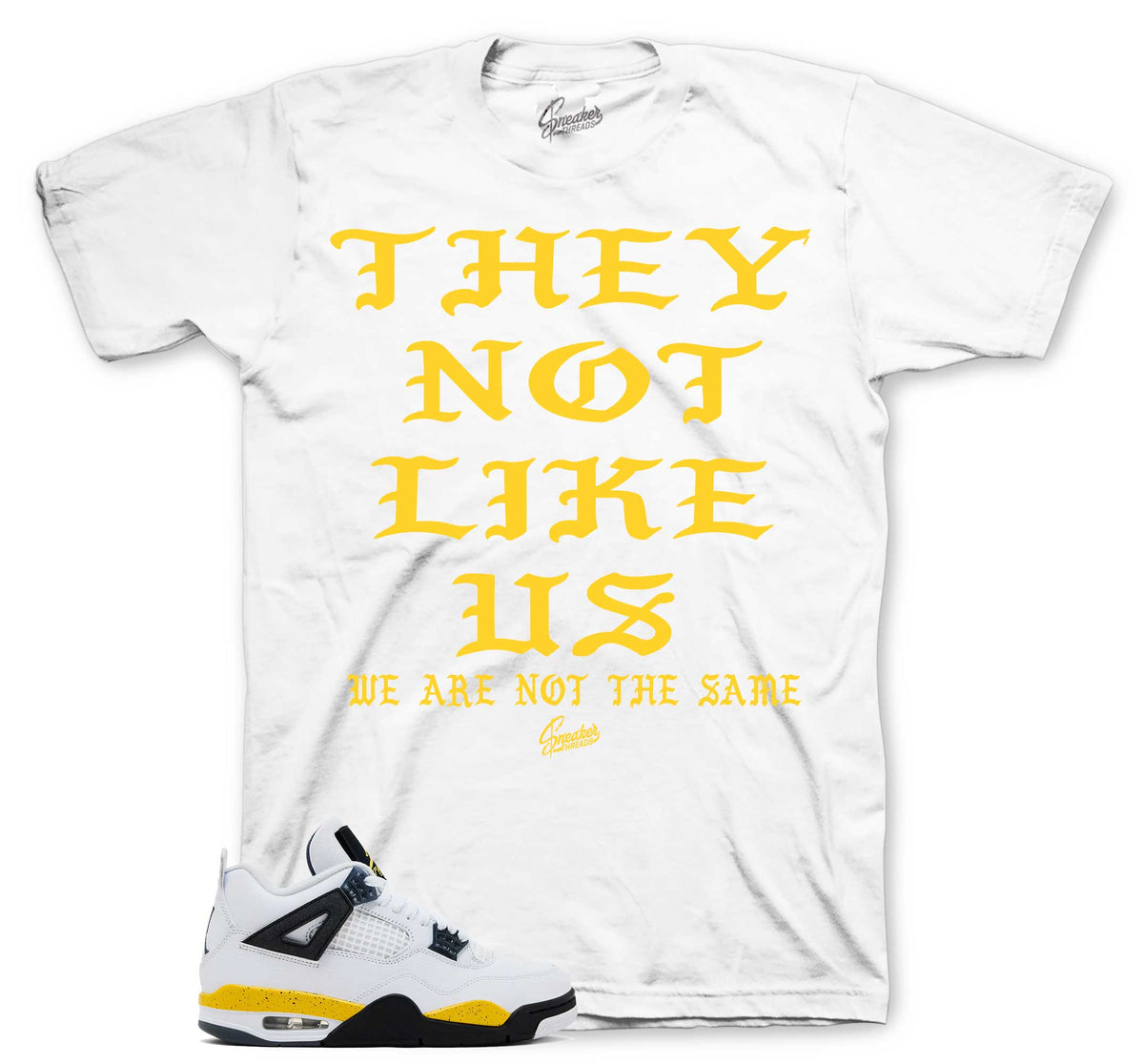 Retro 4 Tour Yellow Not Like Us Shirt