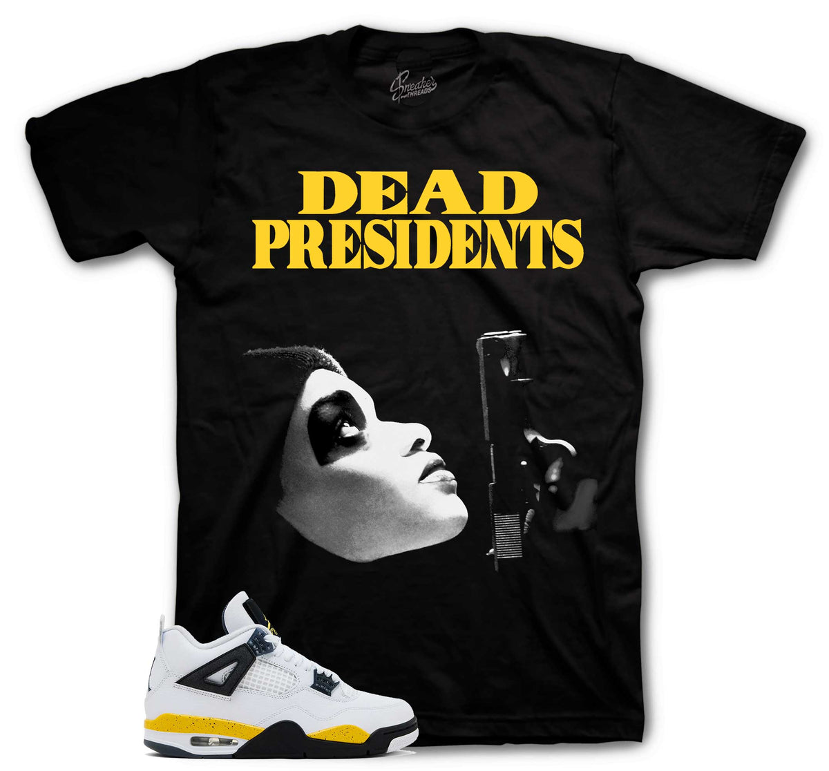 Retro 4 Tour Yellow Dead Pres Shirt