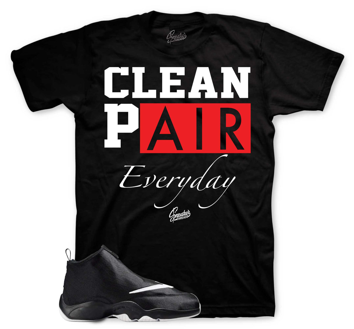Zoom Flight Glove Black & White Clean Pair Shirt