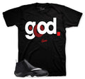 Zoom Flight Glove Black & White God Is Good Shirt