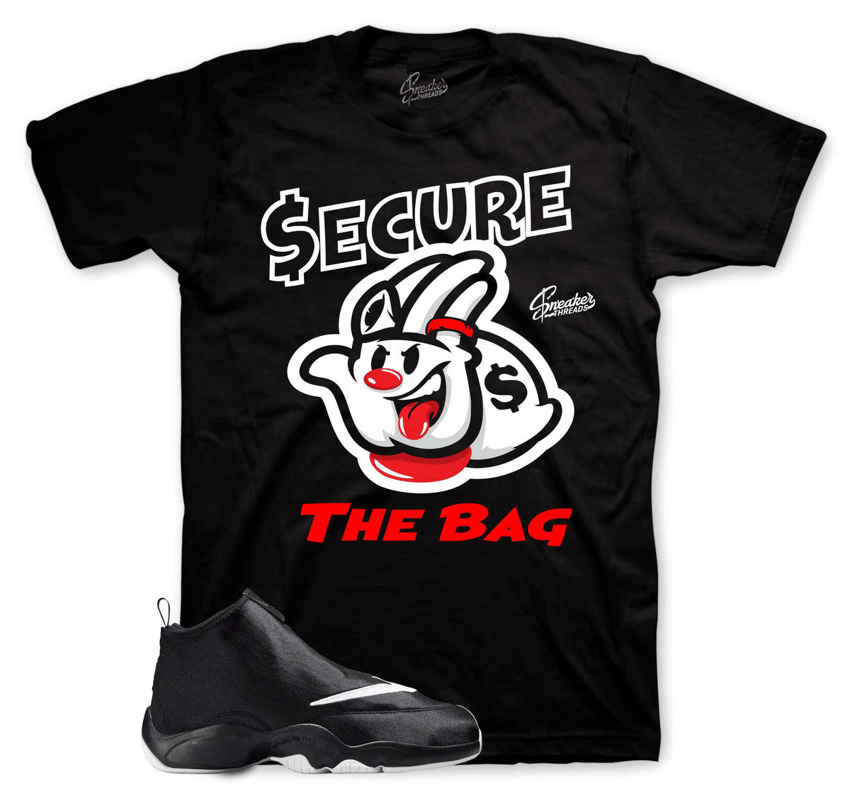 Zoom Flight Glove Black & White Secure The Bag Shirt