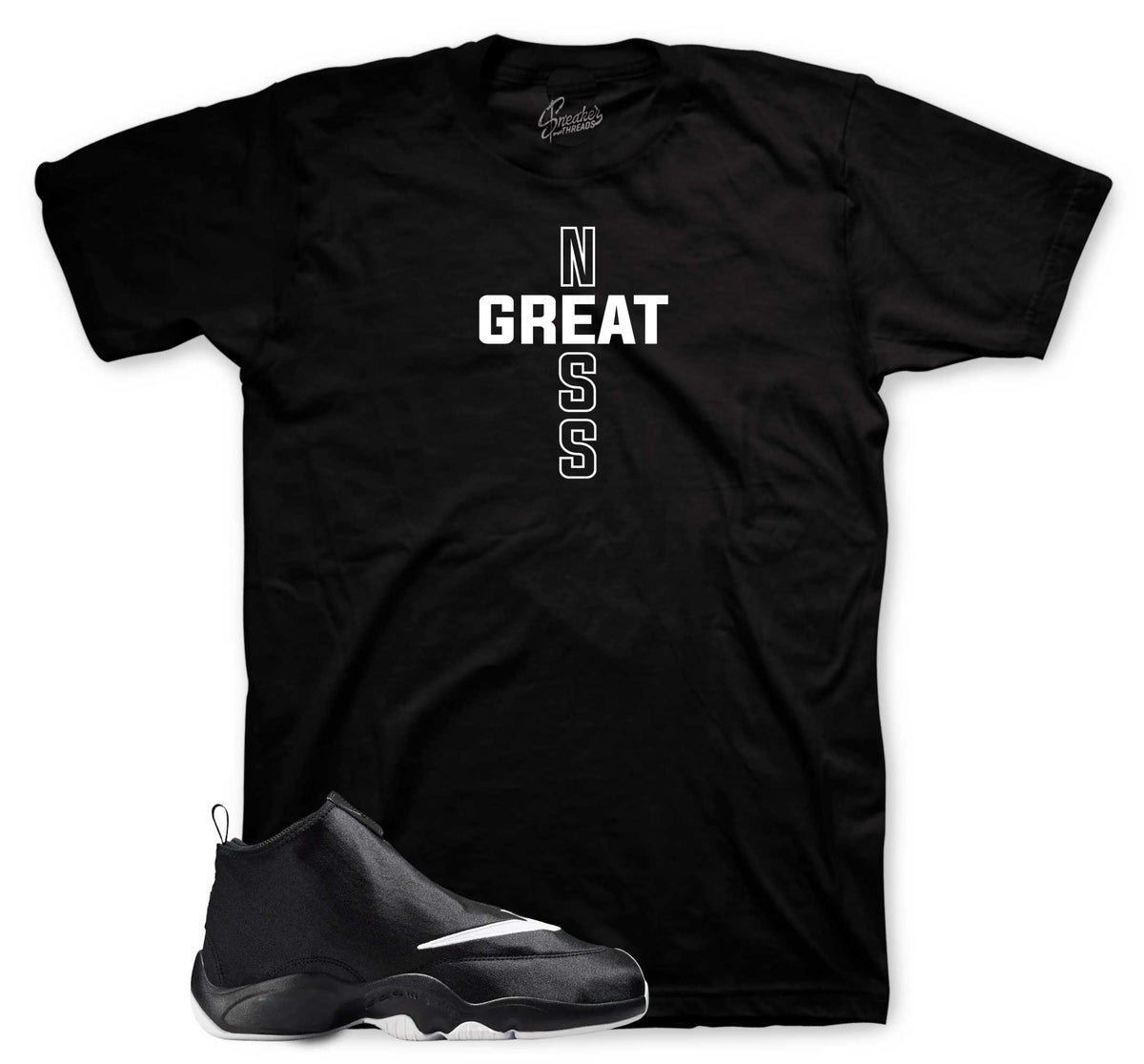 Zoom Flight Glove Black & White Greatness Cross Shirt
